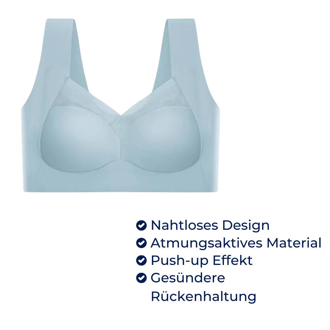 LuxeHalt Exclusivo Sujetador Sin Tirantes – Ultrafino, Elástico, Efecto Push-Up, Soporte Invisible Para Escote, Espalda Descubierta y Apto Para el Uso Diario