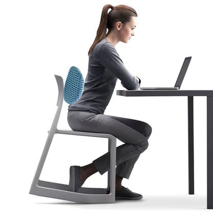 ComfortWave Exclusivo Cojín de Soporte Lumbar | Contra el Dolor de Espalda – Diseño Ergonómico para Oficina, Hogar y Auto