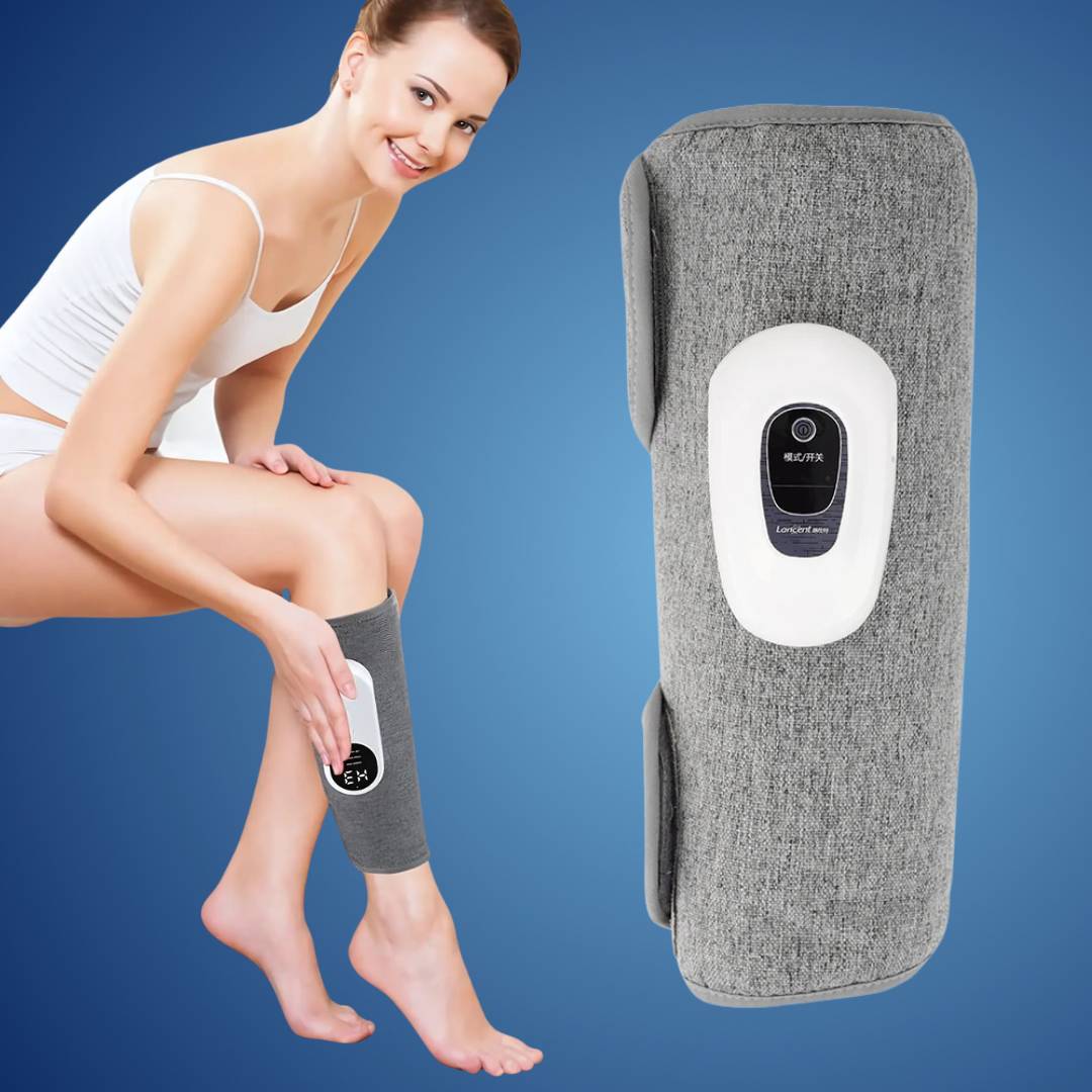 LegRevive Exclusivo | Dispositivo de Masaje 3-en-1 - Alivio del Dolor y Piernas Revitalizadas - Compresión de Aire Caliente - Amasamiento Profundo para Circulación y Recuperación