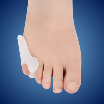 BunionGuard Exclusivo Quintus Varus | Separador de dedos para el dedo pequeño - Gel de protección contra juanetes - Corrección de deformidades - Alivio del dolor