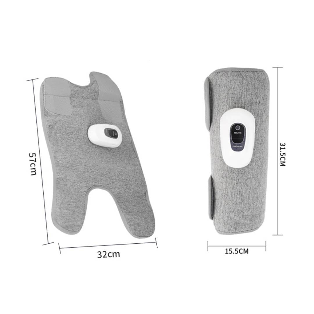 LegRevive Exclusivo | Dispositivo de Masaje 3-en-1 - Alivio del Dolor y Piernas Revitalizadas - Compresión de Aire Caliente - Amasamiento Profundo para Circulación y Recuperación