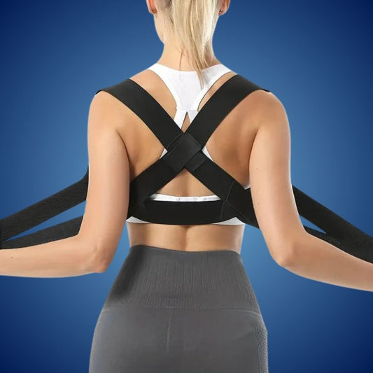 SpineAlign Exclusivo Corrector de Postura | Soporte Ajustable para Espalda y Hombros – Alivia el Dolor y Mejora la Postura