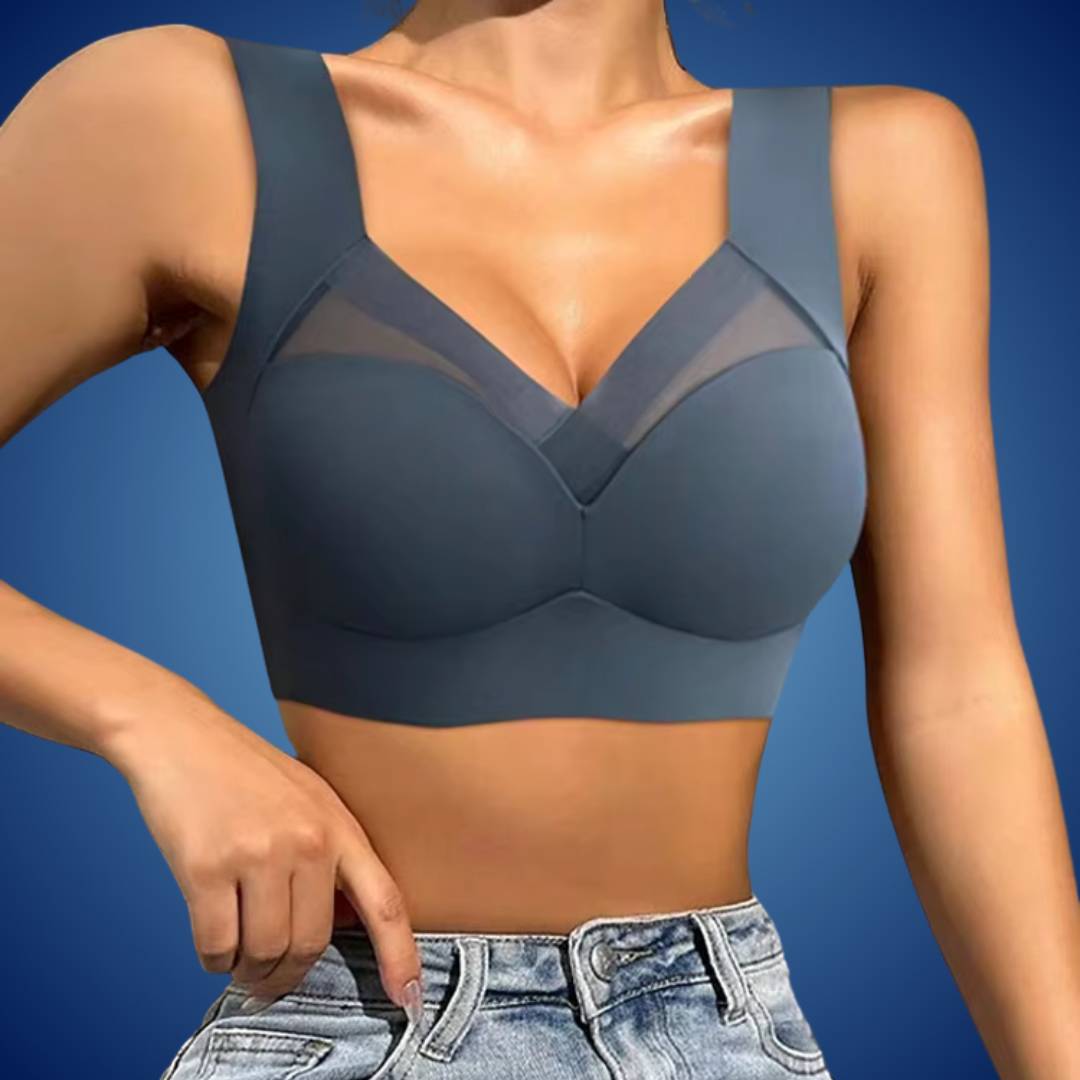 LuxeHalt Exclusivo Sujetador Sin Tirantes – Ultrafino, Elástico, Efecto Push-Up, Soporte Invisible Para Escote, Espalda Descubierta y Apto Para el Uso Diario