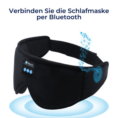 DreamSounds Exclusiva Máscara de Sueño Bluetooth con Auriculares Integrados | Para Viajes, Meditación y Bloqueo de Luz