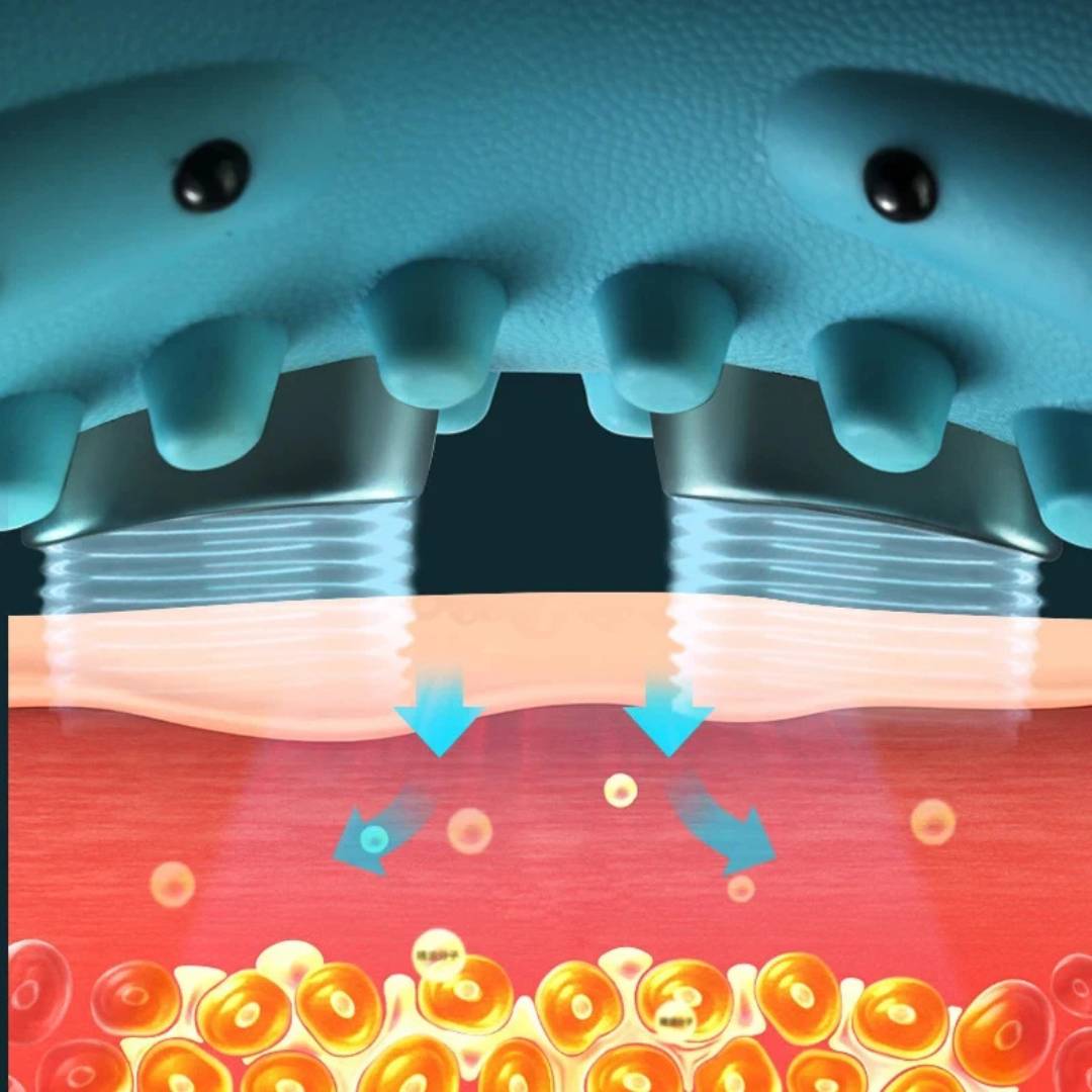 NackenEase Exclusivo Dispositivo de Masaje de Cuello EMS – Alivio del Dolor – Estimulación Muscular – Función de Calor – Portátil para Tensiones
