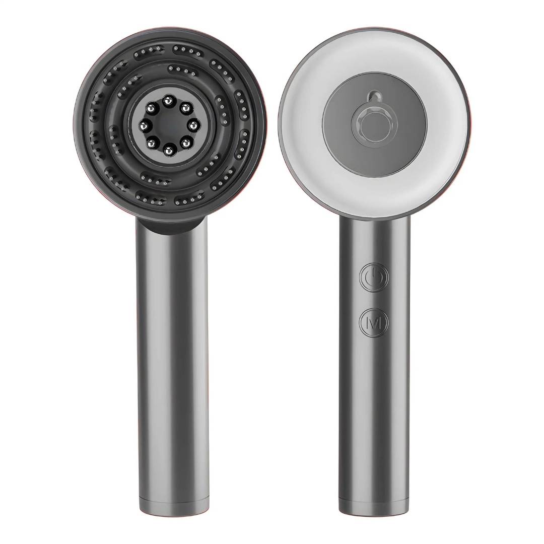 ScalpWunder Exclusivo | Cepillo de masaje del cuero cabelludo 3 en 1 – Estimulador del crecimiento del cabello – Impermeable – Terapia de luz roja – Aplicador de aceite