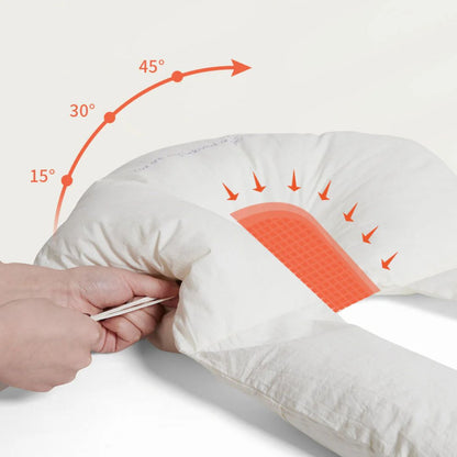 ReinNest Exclusivo - Cojín Antibacteriano Hipoalergénico para Niños Pequeños - Suave, Transpirable, Lavable, Soporte - Sueño Reparador