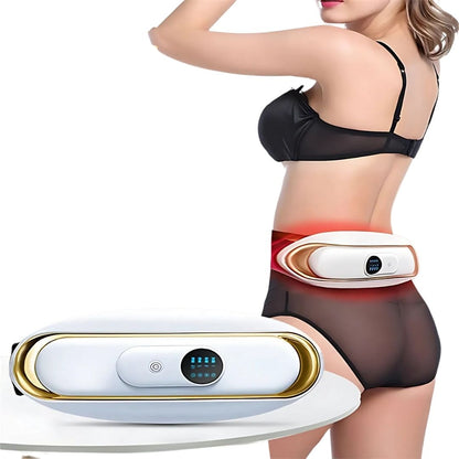 SlimKern Exclusivo Cinturón Lipo Quemador de Grasa – Cinturón de adelgazamiento con Vibración EMS y Terapia de Calor para la Pérdida de Grasa y Alivio del Dolor