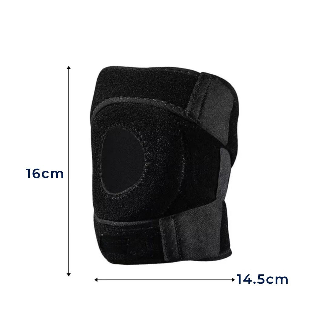 FlexiKnee Exclusivo Rodillera Ajustable | Soporte Personalizable con Amortiguación – Prevención de Lesiones y Comodidad Durante Actividades