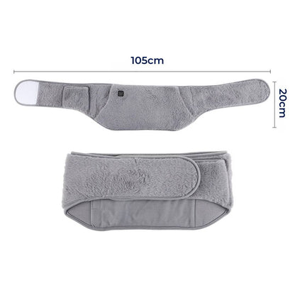 ThermaLind Exclusivo | Cinturón calefactor eléctrico – Calor ajustable – Portátil – Terapia del dolor para abdomen y lumbar – Hogar y oficina