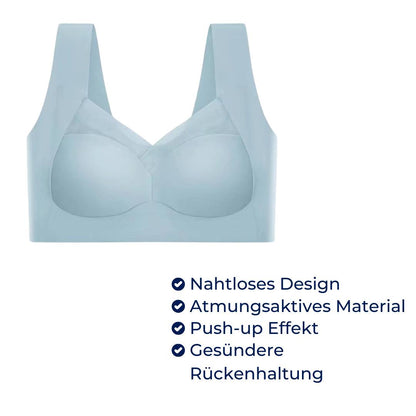 LuxeHalt Exclusivo Sujetador Sin Tirantes – Ultrafino, Elástico, Efecto Push-Up, Soporte Invisible Para Escote, Espalda Descubierta y Apto Para el Uso Diario