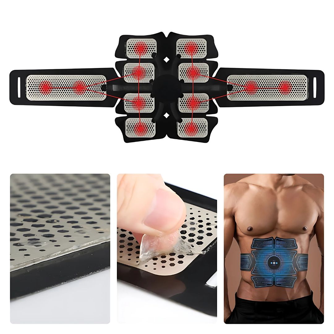 CorePulse Exclusivo Estimulador Muscular Eléctrico | Cinturón para Tonificación Muscular – Pérdida de Grasa y Recuperación Después del Entrenamiento