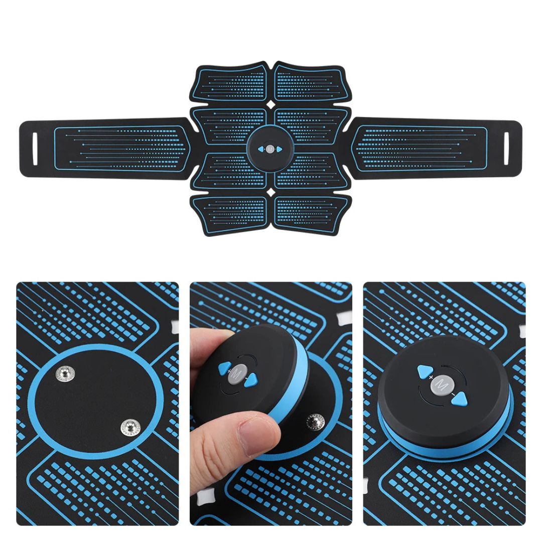 CorePulse Exclusivo Estimulador Muscular Eléctrico | Cinturón para Tonificación Muscular – Pérdida de Grasa y Recuperación Después del Entrenamiento