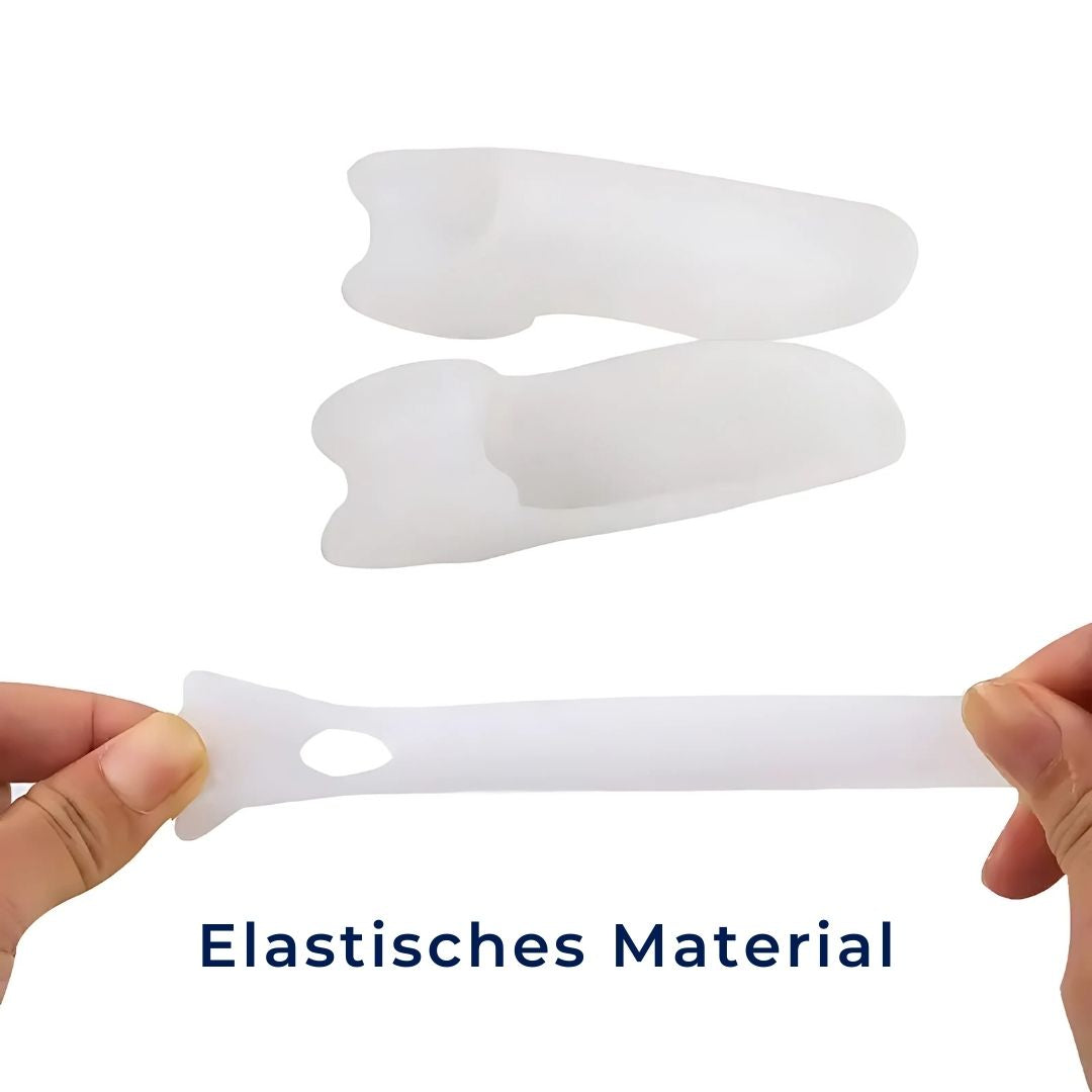 BunionGuard Exclusivo Quintus Varus | Separador de dedos para el dedo pequeño - Gel de protección contra juanetes - Corrección de deformidades - Alivio del dolor