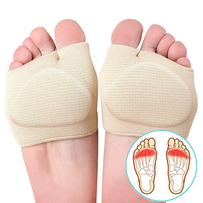 CushionFlex Protección de Antepié Exclusiva | Almohadilla de Gel de Silicona - Amortigua Impactos - Alivio del Dolor - Para Metatarsalgia - Comodidad Diaria