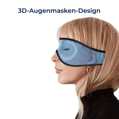 DreamSounds Exclusiva Máscara de Sueño Bluetooth con Auriculares Integrados | Para Viajes, Meditación y Bloqueo de Luz