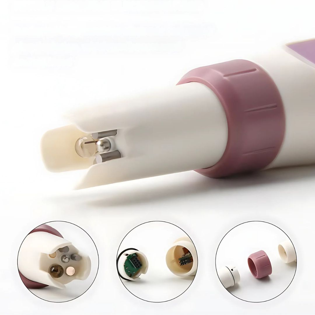 AquaCheck Exclusivo probador de calidad del agua 7 en 1 – pH, TDS, EC, Temperatura, ORP, Cloro – Para agua potable, piscina, acuario, spa