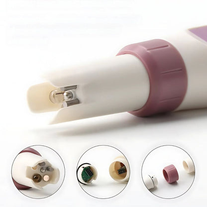 AquaCheck Exclusivo probador de calidad del agua 7 en 1 – pH, TDS, EC, Temperatura, ORP, Cloro – Para agua potable, piscina, acuario, spa