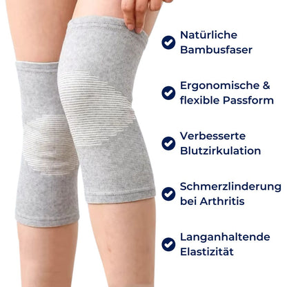 BambuFlexx Exclusivo | Férula para la Rodilla de Bambú – Compresión y Alivio del Dolor en Artritis, Lesiones, Deporte y Vida Diaria