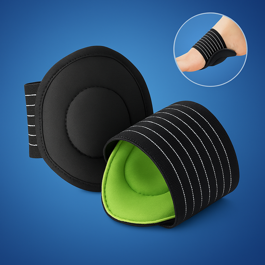 Soporte de arco FußFlex Exclusiv para aliviar el dolor en el talón | Apoya y aumenta la comodidad al caminar, correr y estar de pie