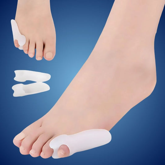 BunionGuard Exclusivo Quintus Varus | Separador de dedos para el dedo pequeño - Gel de protección contra juanetes - Corrección de deformidades - Alivio del dolor