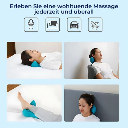 NeckAlign Exklusiv Almohada Cervical Quiropráctica | Estirador de Cuello para Alivio del Dolor, Mejora de la Postura y Mejor Sueño