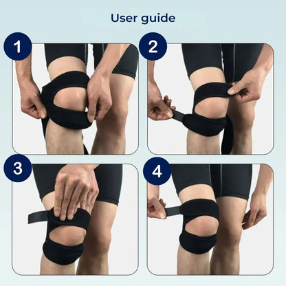 FlexiKnee Exclusivo Faja Multifuncional para la Rodilla | Compresión Ajustable para Alivio del Dolor y Prevención de Molestias Articulares