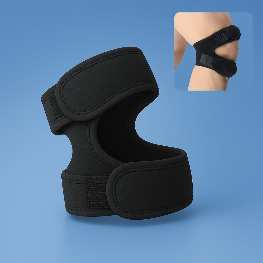 FlexiKnee Exclusivo Faja Multifuncional para la Rodilla | Compresión Ajustable para Alivio del Dolor y Prevención de Molestias Articulares
