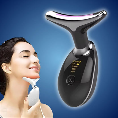 LumiLift Exclusivo | EMS Modelador Facial – Microcorriente para Tensar la Piel – Dispositivo Antienvejecimiento – Reducción de Papada y Alisado de Arrugas