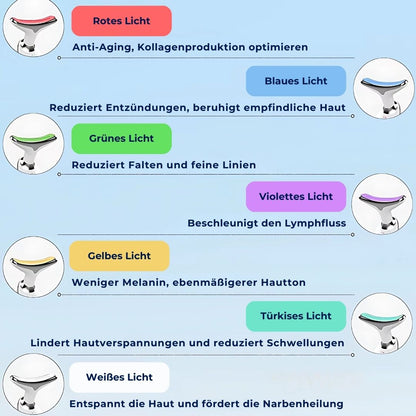 LumiLift Exclusivo | EMS Modelador Facial – Microcorriente para Tensar la Piel – Dispositivo Antienvejecimiento – Reducción de Papada y Alisado de Arrugas
