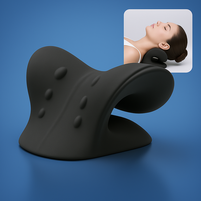 NeckAlign Exklusiv Almohada Cervical Quiropráctica | Estirador de Cuello para Alivio del Dolor, Mejora de la Postura y Mejor Sueño