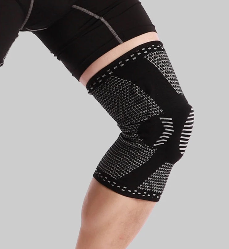 FlexiStabil Exclusivo | Faja Elástica para la Rodilla - Estabilidad - Alivio del Dolor - Compresión - Lesiones, Artritis, Deporte, Recuperación