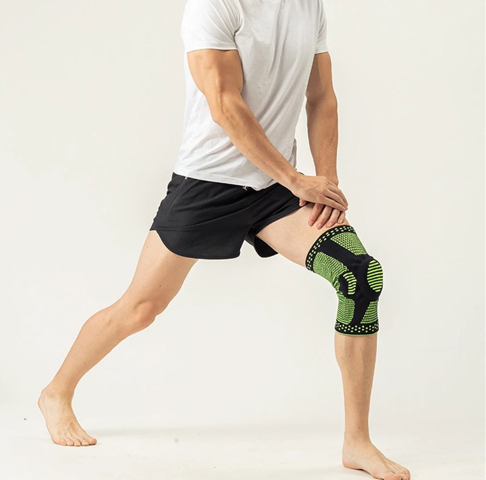 FlexiStabil Exclusivo | Faja Elástica para la Rodilla - Estabilidad - Alivio del Dolor - Compresión - Lesiones, Artritis, Deporte, Recuperación