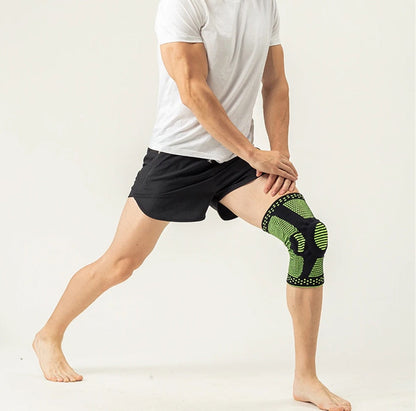 FlexiStabil Exclusivo | Faja Elástica para la Rodilla - Estabilidad - Alivio del Dolor - Compresión - Lesiones, Artritis, Deporte, Recuperación