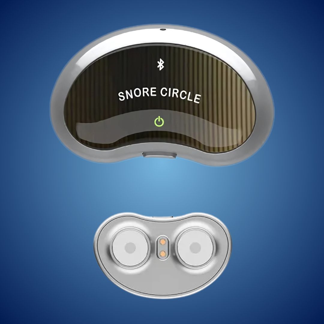 SilentLuft Exclusivo | Dispositivo Antisnore – Duerma mejor – Sensor de ronquidos – Estimulación muscular – Carga por USB – Cómodo y portátil