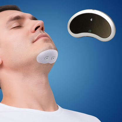 SilentLuft Exclusivo | Dispositivo Antisnore – Duerma mejor – Sensor de ronquidos – Estimulación muscular – Carga por USB – Cómodo y portátil