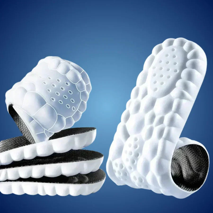 StepEase Exclusivo Plantillas Ortopédicas 4D | Alivio del Dolor en los Pies y Talones – Amortiguación y Comodidad para Mejor Sujeción