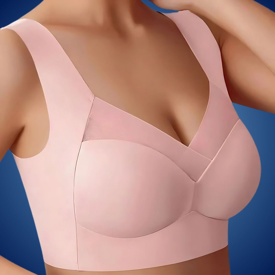 LuxeHalt Exclusivo Sujetador Sin Tirantes – Ultrafino, Elástico, Efecto Push-Up, Soporte Invisible Para Escote, Espalda Descubierta y Apto Para el Uso Diario